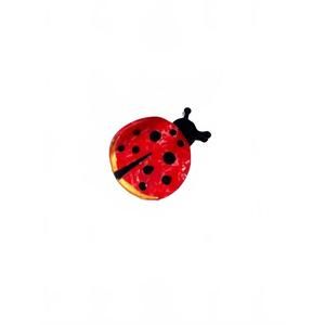 NEW SOLAR ECLIPSE women's ladybug claw clip in red